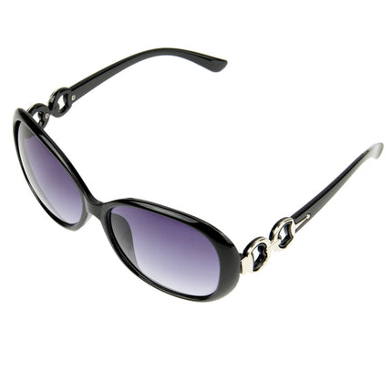 Retro UV400 UV Protection PC Frame AC Lens Sunglasses(Black)-garmade.com