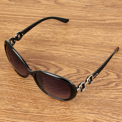 Retro UV400 UV Protection PC Frame AC Lens Sunglasses(Black)-garmade.com