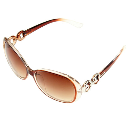 Retro UV400 UV Protection PC Frame AC Lens Sunglasses(Coffee)-garmade.com