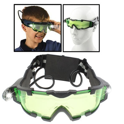 Night Vision Goggles with Flip-out Blue LED Lights-garmade.com