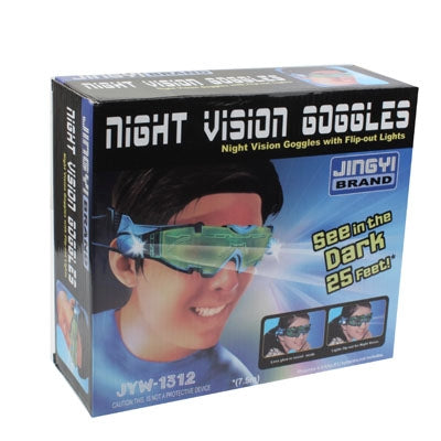 Night Vision Goggles with Flip-out Blue LED Lights-garmade.com