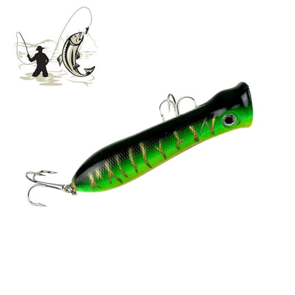 8cm Shrimp Mouth Type Water Surface Popper Lure Hit Water Waves Climb Fishing Bait, Random Color Delivery-garmade.com