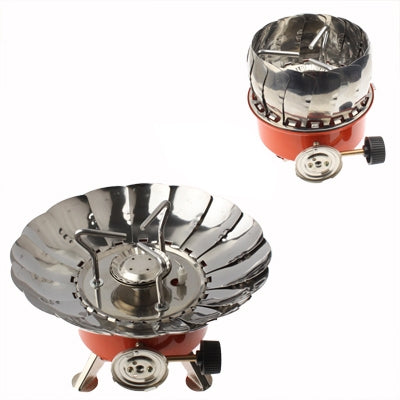 Portable Aluminum-Magnesium Alloy Wind Camping Stove-garmade.com