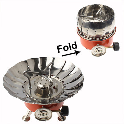 Portable Aluminum-Magnesium Alloy Wind Camping Stove-garmade.com