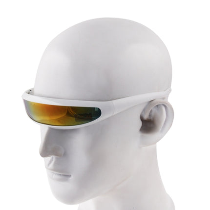 UV400 Protection Sports Sunglasses for Outdoor Sports(White)-garmade.com