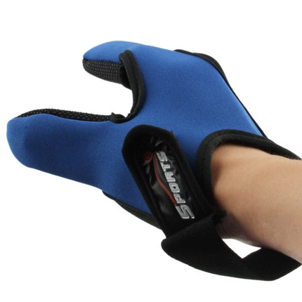 Fishing Special Two Fingers Gloves(Blue)-garmade.com