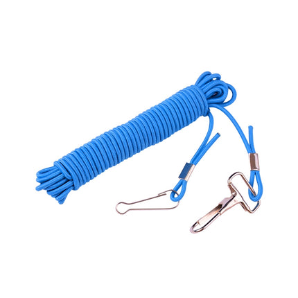 6M Fishing Elastic Rope with Hooks for Fisherman Angler (Random Color Delivery)-garmade.com