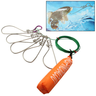 Steel Fish Lock Fisher Scuba Hunter Set, Length: 4.5m(Orange)-garmade.com