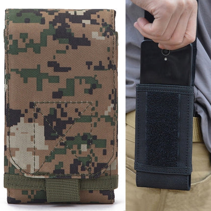 Stylish Outdoor Water Resistant Fabric Cell Phone Case, Size: approx. 17cm x 8.3cm x 3.5cm (Camouflage)-garmade.com