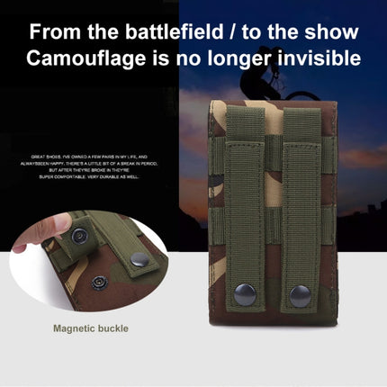 Stylish Outdoor Water Resistant Fabric Cell Phone Case, Size: approx. 17cm x 8.3cm x 3.5cm (Army Green)-garmade.com