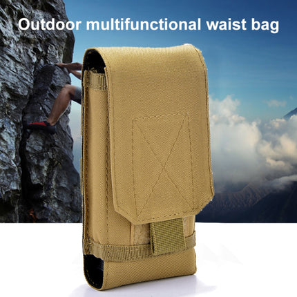 Stylish Outdoor Water Resistant Fabric Cell Phone Case, Size: approx. 17cm x 8.3cm x 3.5cm (Sand Color)-garmade.com