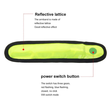 Battery Power Glow Stick Clip-on Marker Polymer Strip LED Light Flashlight(Green)-garmade.com