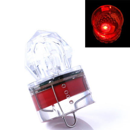 Deep Sea Night Fishing Diamond LED Flashing Light / Under Water Attract Fish Bait Lure Lamp (Random Color Delivery)-garmade.com