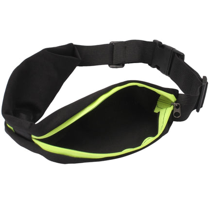 Sports Waterproof Elastic Waist Bag Two Pockets Fanny Pack Zip Pouch-garmade.com