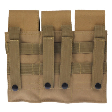 Triple Canvas Clips Pouch with Hook and Loop Fastener & Quick Release Buckles-garmade.com