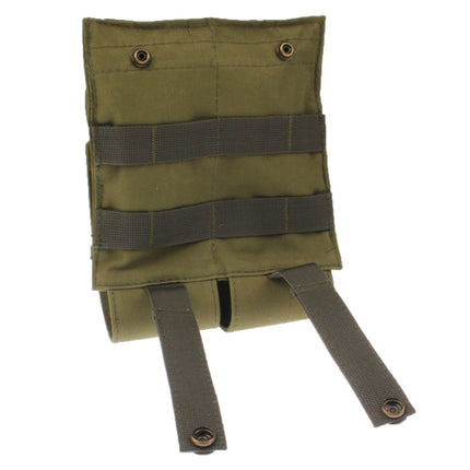 Duplex Canvas Clips Pouch with Quick Release Buckles(Army Green)-garmade.com