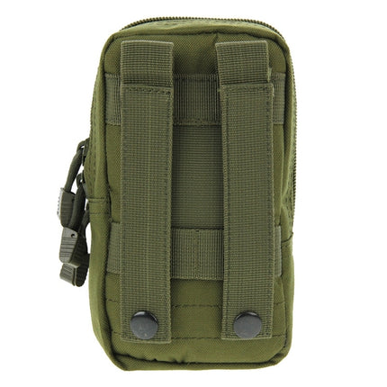 Multi-function High Density Strong Nylon Fabric Waist Bag / Camera Bag / Mobile Phone Bag, Size: 9.5 x 18.5 x 8cm (Army Green)-garmade.com