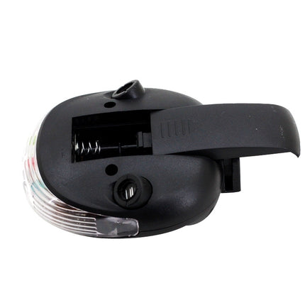 Shell Shape Bicycle Safety Rear Warning Tail Light with 2 Laser Beams and Colorful Lights-garmade.com
