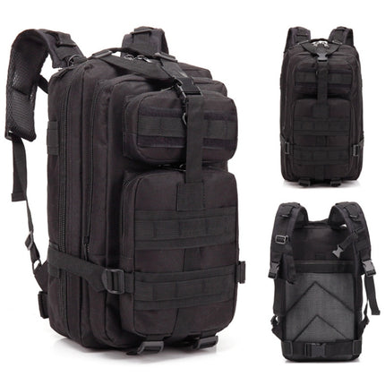 Unisex Outdoor Backpack Camping Hiking Rucksacks Bag(Black)-garmade.com