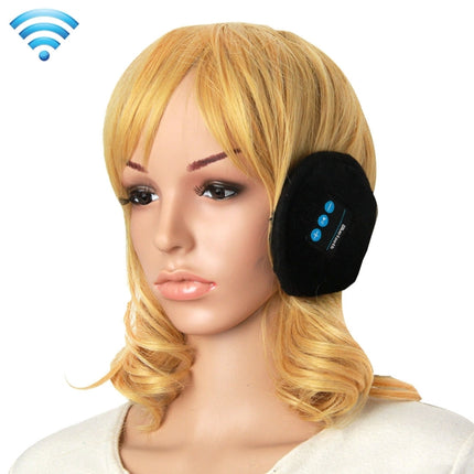 My-Call Bluetooth V3.0 Headset Warm Winter Earmuff for iPhone 6 & 6s / iPhone 5 & 5S / iPhone 4 & 4S and Other Bluetooth Devices(Black)-garmade.com