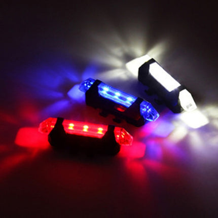 AQY-093 Detachable USB Rechargeable LED Bike Taillight(Blue)-garmade.com