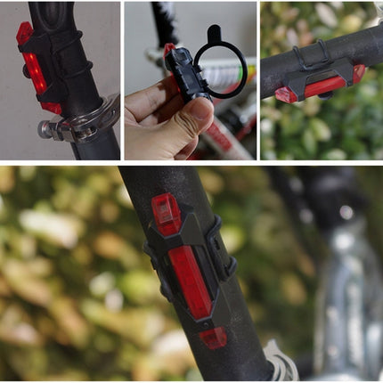 AQY-093 Detachable USB Rechargeable LED Bike Taillight(Red)-garmade.com