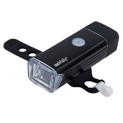 MC-QD001 180 Lumens USB Rechargeable LED Bright Aluminum Light with Handlebar Mount(Black)-garmade.com