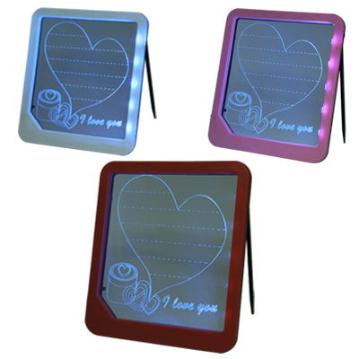 Writing Sign Display Light LED Message Board, Size: 225x200x22 mm (Random Color Delivery)-garmade.com