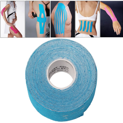 Waterproof Kinesiology Tape Sports Muscles Care Therapeutic Bandage, Size: 5m(L) x 5cm(W)(Blue)-garmade.com