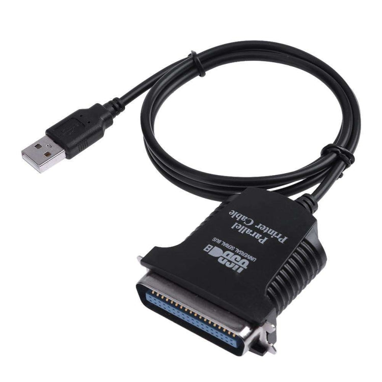 Parallel 36 Pin Cable USB to Parallel 1284 36 Pin Printer Adapter Cable, Cable Length: 1m(Bl ...