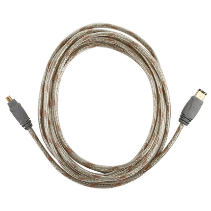 IEEE 1394 FireWire 6 Pin to 4 Pin Cable, Length: 5m-garmade.com