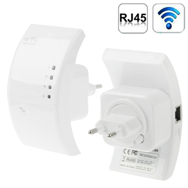 300Mbps Wireless-N WIFI 802.11n Repeater Range Expander (WS-WN518W2)(White)-garmade.com