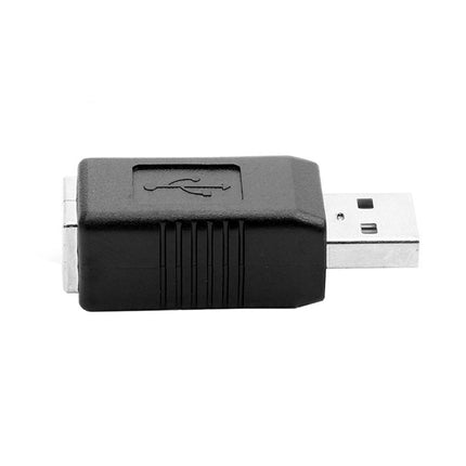 USB 2.0 AM to BF Printer Adapter Converter(Black)-garmade.com