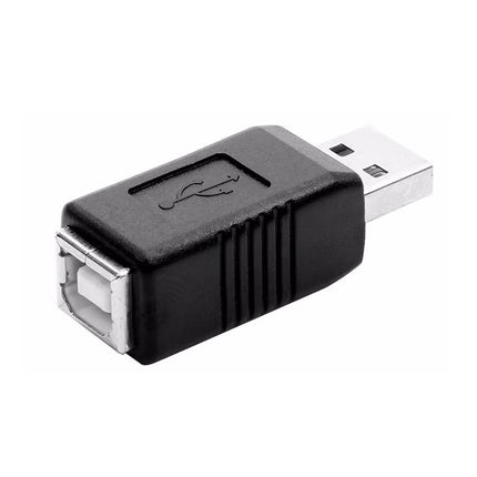 USB 2.0 AM to BF Printer Adapter Converter(Black)-garmade.com