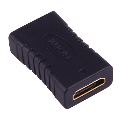 Mini HDMI Female to Mini HDMI Female adapter (Gold Plated)(Black)-garmade.com