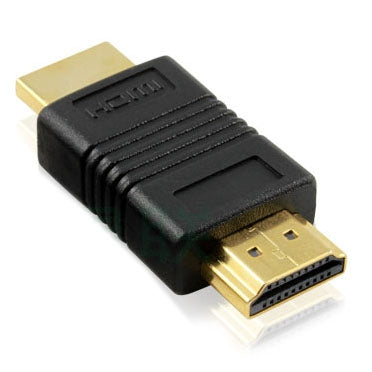 HDMI 19 Pin Male to HDMI 19Pin Male Gold Plated adapter, Support HD TV / Xbox 360 / PS3 etc-garmade.com