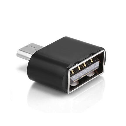 Micro USB 2.0 to USB 2.0 Adapter with OTG Function, For Samsung / Huawei / Xiaomi / Meizu / LG / HTC and Other Smartphones(Black)-garmade.com