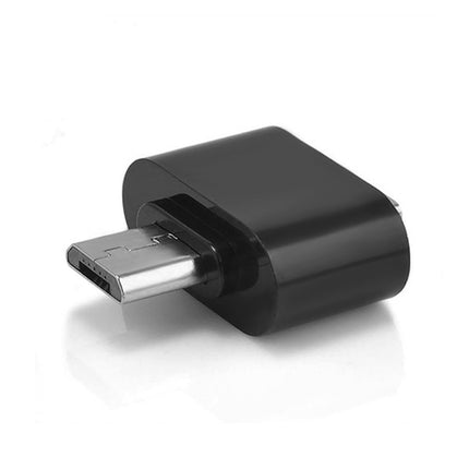 Micro USB 2.0 to USB 2.0 Adapter with OTG Function, For Samsung / Huawei / Xiaomi / Meizu / LG / HTC and Other Smartphones(Black)-garmade.com