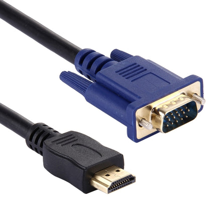 HDMI Male to VGA Male 15PIN Video Cable(Black)-garmade.com