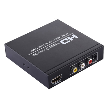 NK-8A AV + HDMI to HDMI HD Video Converter(Black)-garmade.com