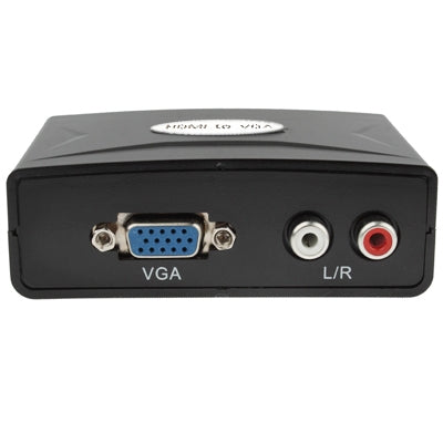 HDMI to VGA Converter with Audio (FY1322)(Black)-garmade.com