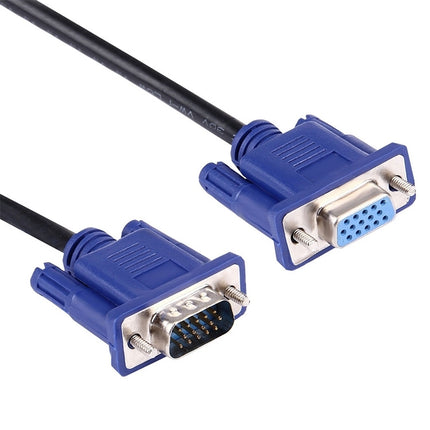 3m Good Quality VGA 15 Pin Male to VGA 15 Pin Female Cable for LCD Monitor, Projector, etc-garmade.com