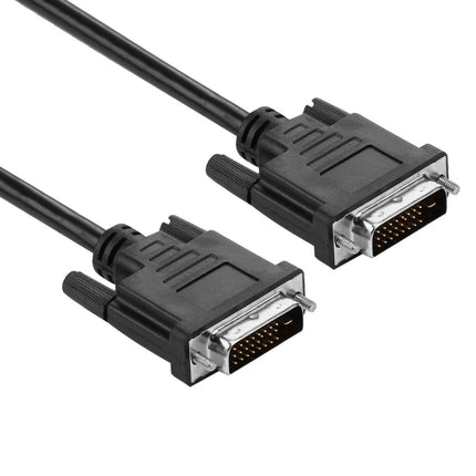DVI-D Dual Link 24+1 Pin Male to Male M/M Video Cable, Length: 1.5m-garmade.com