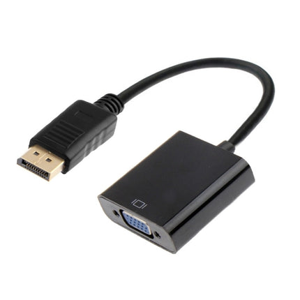 DisplayPort Male to VGA Female Adapter(Black)-garmade.com
