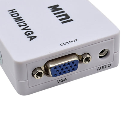 Mini HDMI to VGA Audio Converter-garmade.com