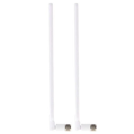 2 PCS B593 5dBi SMA Male 4G LTE Router Antenna(White)-garmade.com