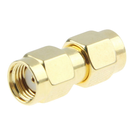Gold Plated SMA Male to RP-SMA Male Adapter(Gold)-garmade.com