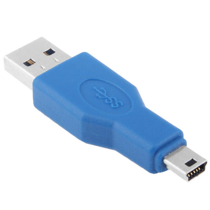 Super Speed USB 3.0 AM to Mini 5-Pin USB Adapter (Blue)-garmade.com