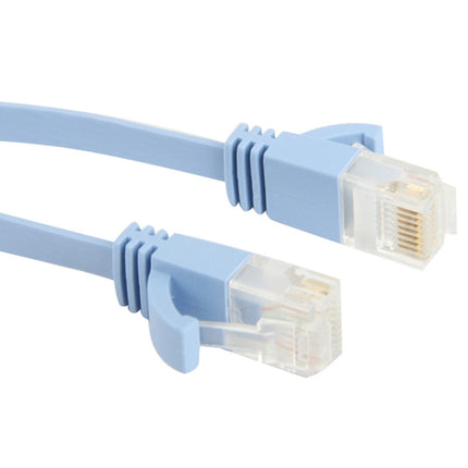 CAT6 Ultra-thin Flat Ethernet Network LAN Cable, Length: 2m (Baby Blue)-garmade.com