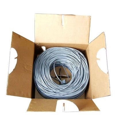 Lan Cable (CAT6E Data cable), Copper, Length: 305m, Diameter: 0.52mm-garmade.com